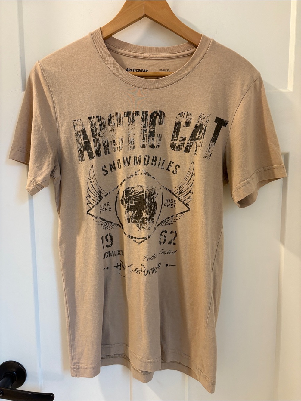 Arctic cat Tan Short-Sleeve Graphic Tee